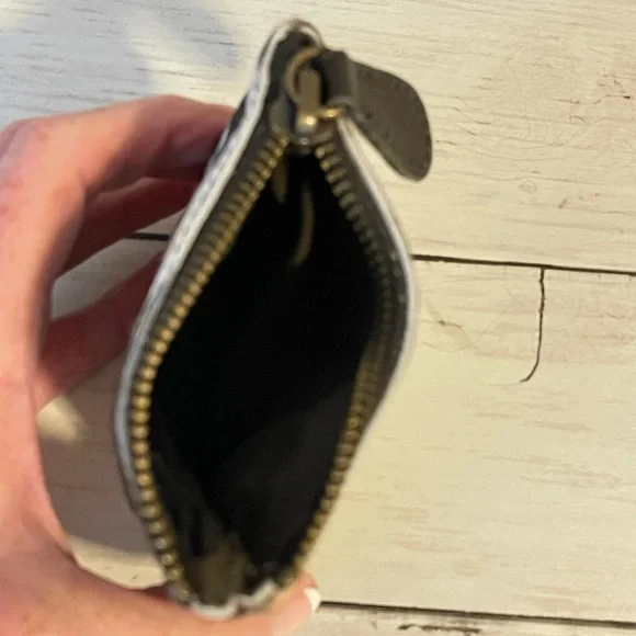 Last 1! New Cowhide & Leather Card Holder / coin purse - Picture 4 of 4